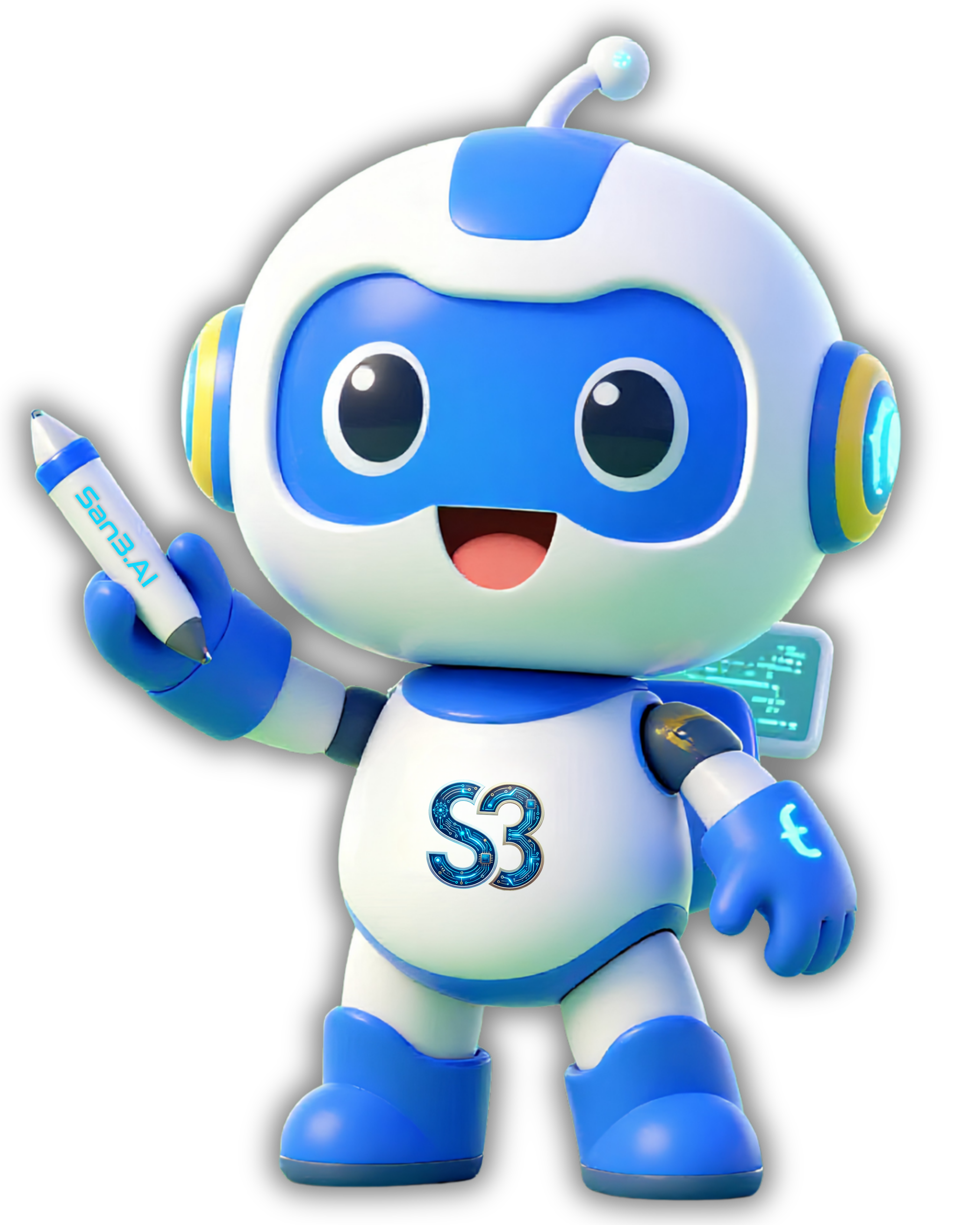Maskot San3.AI